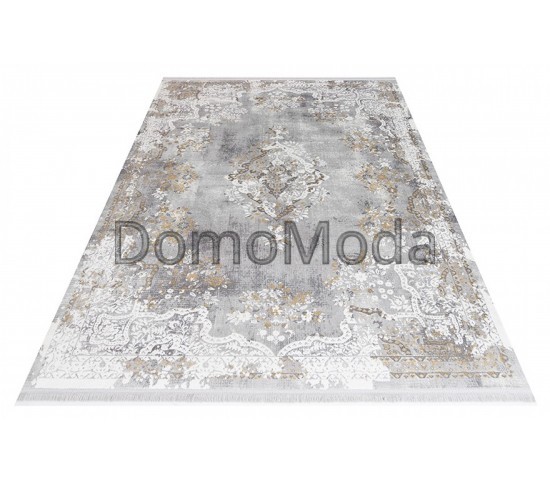 Високоворсный килим Deep ocean 146GA GREY / L.BLUE - Висока якість за найкращою ціною в Україні